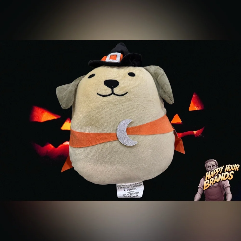 Target Bullseye Halloween Witch Dog Decorative Pillow 15x10” New 2024